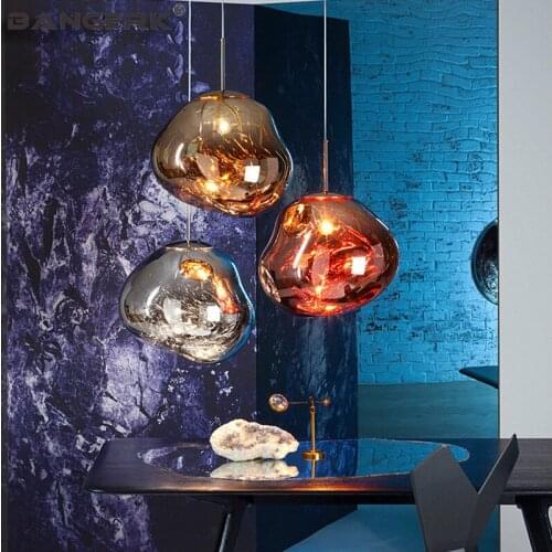 Nordic Design Lava Lamp Loft Decor Modern LED Pendant Light Indoor Glass Hanging Lights Pendant Lighting Home Lamps Luminaire