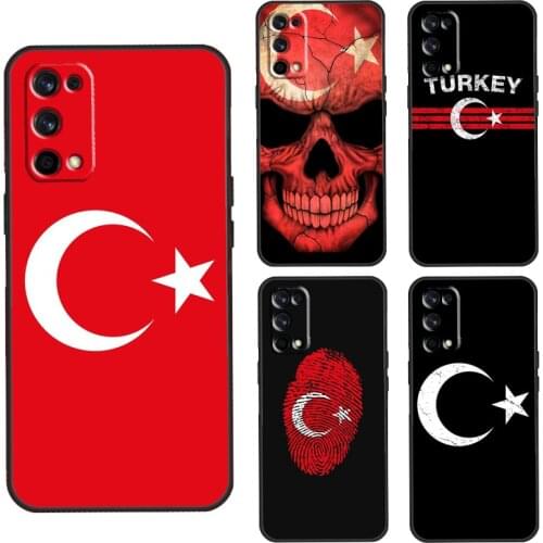 Turkey Turkish Flag Case For OnePlus 8T 7T Nord 7 8 9 Pro Cover For Realme 8 7 6 Pro Q3 C3 C11 C15 C21 GT Neo