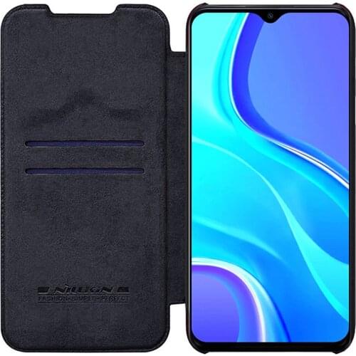 For Xiaomi Redmi 9 Case Nillkin Vintage Leather Flip Smart Wake UP Wallet Phone Bag Cover Case for Xiaomi Redmi 9