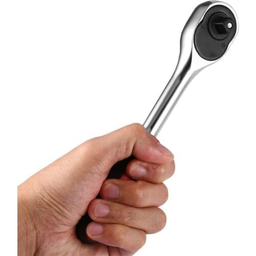 1/2 3/8 1/4 Inch Ratchet Wrench 24 Teeth Auto Quick Release Professional Labor Square Head Spanner Socket Drive Hand Tools