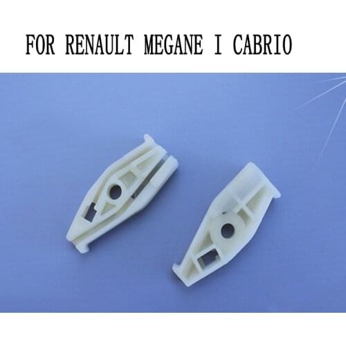 1 PLASTIC SLIDERS / CLIPS FOR RENAULT MEGANE I 1 CABRIOLET WINDOW REGULATOR REPAIR KIT REAR LEFT 7700848398G