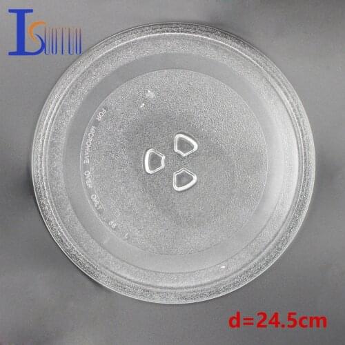 24.5cm diameter Y shape underside Media Galanz Microwave oven turntable genuine original parts