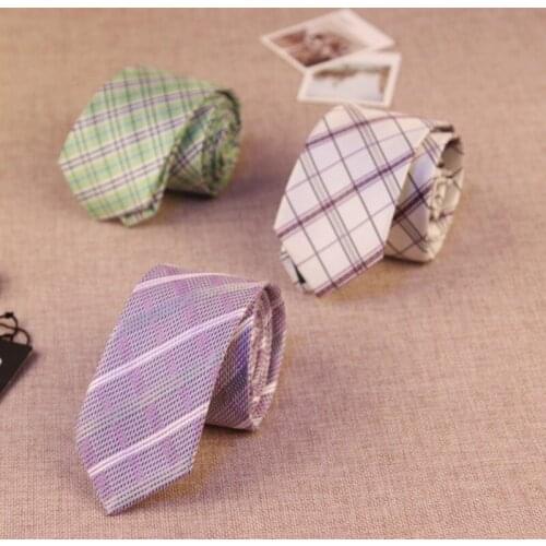 31colors mens neck ties skinny slim 6cm fashion designer polyester silk plaid business tie gravatas for men 100pcs/lot fedex