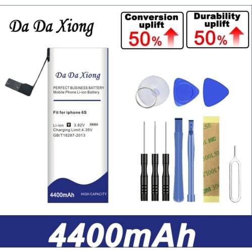 Da Da Xiong 4000mAh Battery For iPhone 6S for iphone6S battery Free Tools