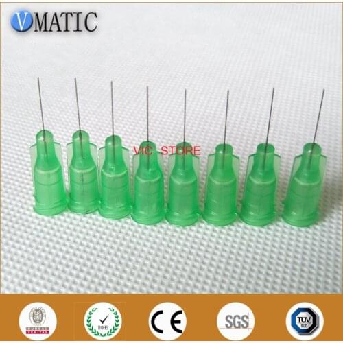 Free Shipping Top Selling Non Sterilized 34G Luer Lock Hub 0.5'' Tubing Length Glue Dispensing Needle Tip 1/2 Inch with Cap