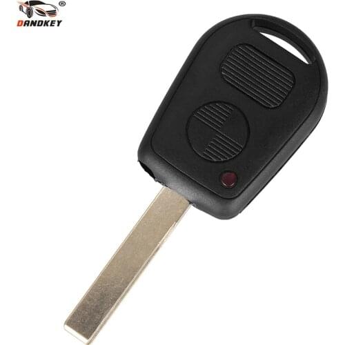 DANDKEY New Remote Key Shell Blank Styling For BMW E38 E39 E36 Z3 2 Buttons Key Fob Case Replacement High Quality