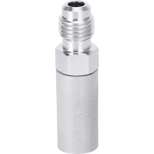 Homebrew 316 Stainless Steel Diffusion Oxygen Stone Thread 1/4in Beer Brewing Accessory Flare Thread Connection