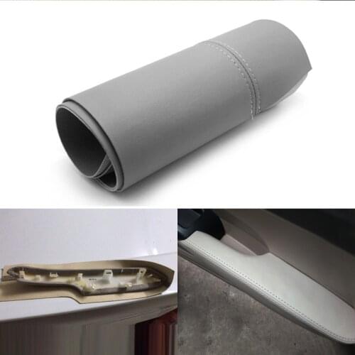 Gray color For Honda Civic 8th Gen Sedan 2006 2007 - 2010 2011 Car Door Handle Armrest Panel Microfiber Leather Cover Trim