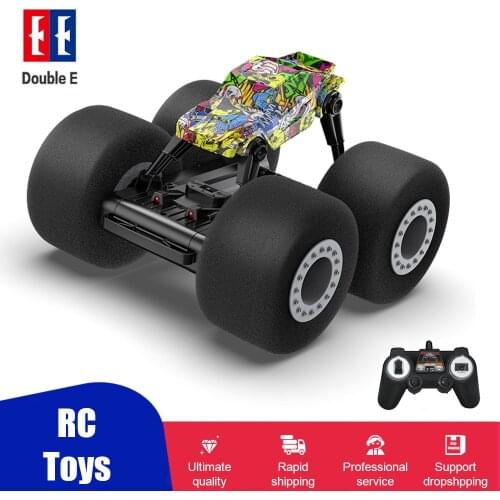RC Stunt Drift Truck Soft Sponge Tires Buggy Remote Control Machine Bigfoot Climbing Indoor Car Model Bigfoot Toys For Boys Gift