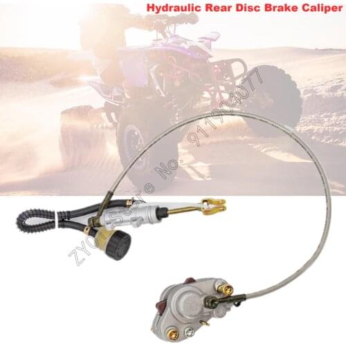 Hydraulic Rear Disc Brake Caliper Pad Fits For 200cc 250cc PIT PRO Trail Dirt Quad Bike ATV High-Temperature Resistant Durable
