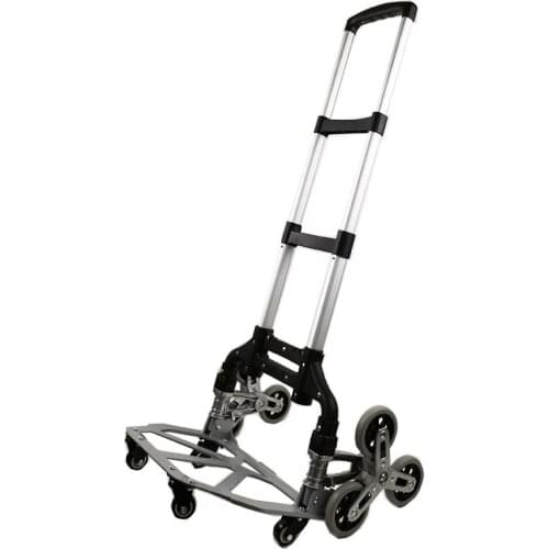 Hot Sale Portable Folding Stair Climbing Cart All Terrain Stair Climbing Hand Truck Trolley for Upstairs Cargo