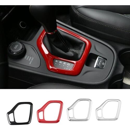 ABS Interior Gear Shift Panel Cover Decorative Trim Fit for Jeep Cherokee 2014-2018 Car Accessories