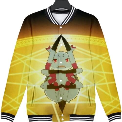 Japan Anime So Im A Spider So What Cosplay Baseball Jacket Men Bomber Jacket Outerwear Kumo Desu Ga,Nani Ka? Baseball Uniform
