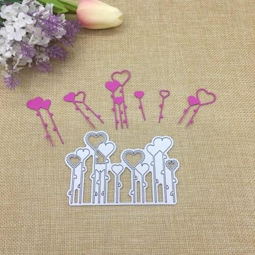 Julyarts Flower Heart Die Snijmallen En Embossing Metal Cutting Die Scrapbooking Card Making Craft Dies