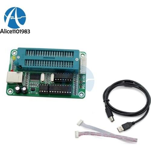 K150 1 Set PIC ICSP Programmer USB Automatic Programming Develop Microcontroller Module With USB ICSP Cable