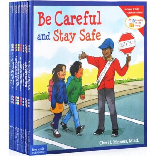 15 books/set Learning to Get along children educational English picture story book social skills IQ EQ practice for 5-10 years