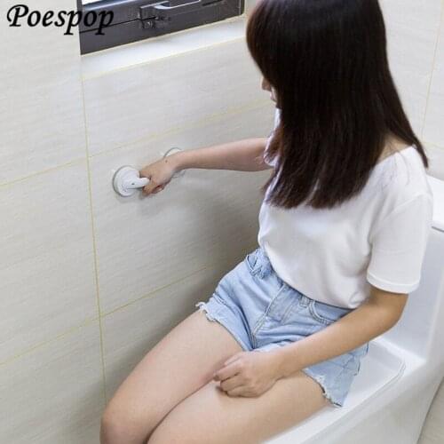 POSEPOP Powerful Suction Cup Grab Bar Handle Strong Sucker Hand Grip for Elder Children Safety Support Rail With Switch