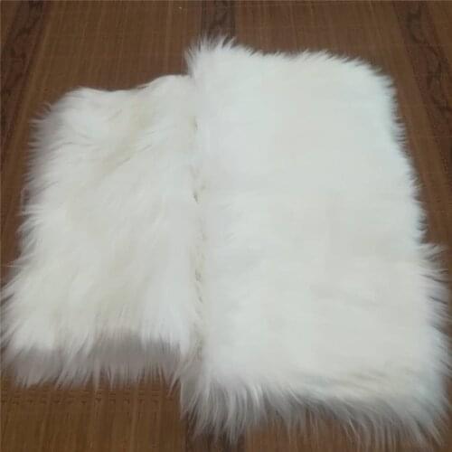 1 Sheet Soft Fluffy Fur Rugs Mat Plush Carpet Area Rugs for Kid Bedroom Sofa Office Hairy Cushion Square/rectangle Warm Seat Pad