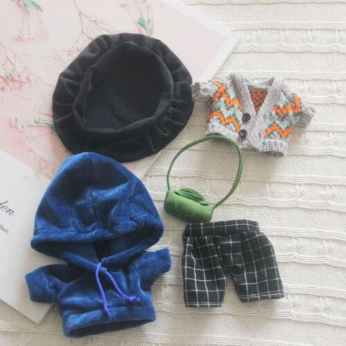 [MYKPOP]KPOP Dolls Clothes & Accessories: Clothes 5pcs Set for 20cm doll (without doll) Fans Collection SC20080519