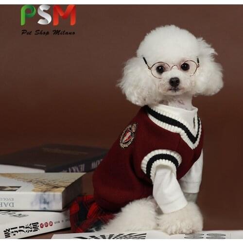 Couple Pet Dog Clothes Pet Uniform Clothing for Small Medium Dogs Costume Chihuahua Puppy Pet Shirt Clothes for Dogs Ropa Perro