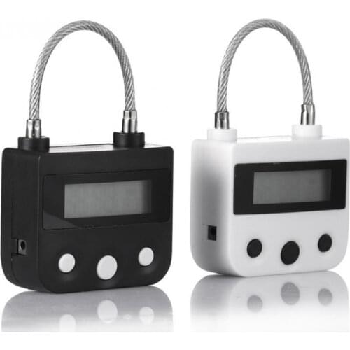 Rechargeable Time Lock Digital Timer Switch Fetish Handcuffs Electronic Timer Bondage Restraints Adult Game Bondage Sex Lock