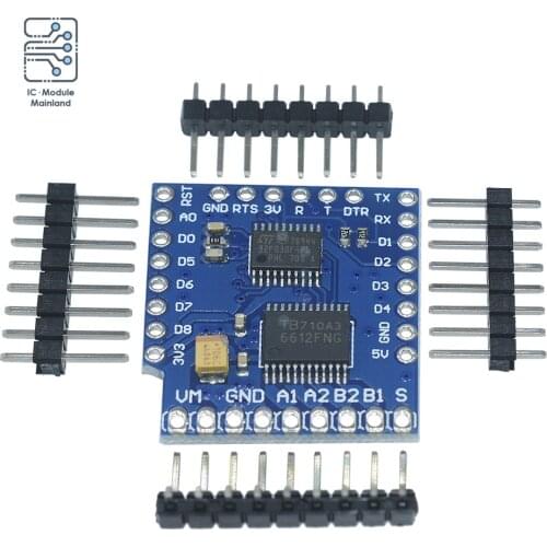 DC 15V 1.2A For WeMos D1 MINI Motor Driver Board TB6612FNG Wemos I2C Dual Motor Driver Shield Driving Module With Serial Pot