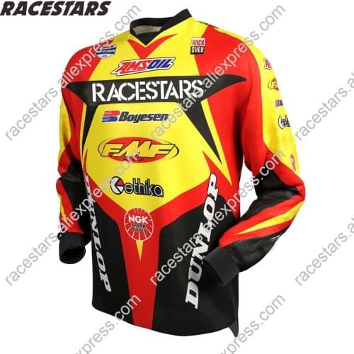 RACESTARS 2020 Moto Jersey downhill mountain Bicycle bike clothing MTB motocross DH shirt MX motorcycle cycling clothing Racing