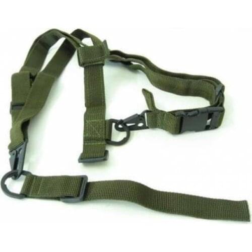 Belt airsoft royal 3 points green snap hooks metal quick release clip