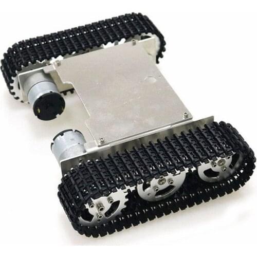 ROT-M1 metal robot tank chassis kit diy toy smart robot 2WD Diy Tracked Crawler Caterpillar Track RC Toy Kit Chain Robotic