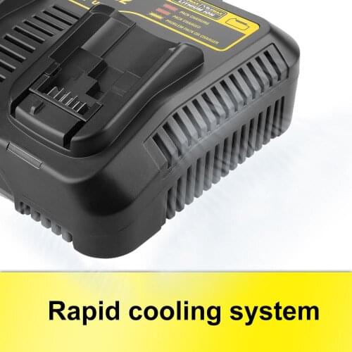 Replacement Charger For Dewalt DCB118 DCB101 DCB102,DCB200,DCB201 12V-20V Max Li-ion Battery Fast Charging with Dual USB port