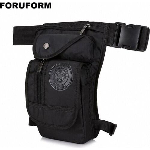 Men Waterproof Nylon Drop Leg Bag Waist Bag Fanny Pack Belt Hip Bum Military travel Multi-purpose Messenger Shoulder Bags