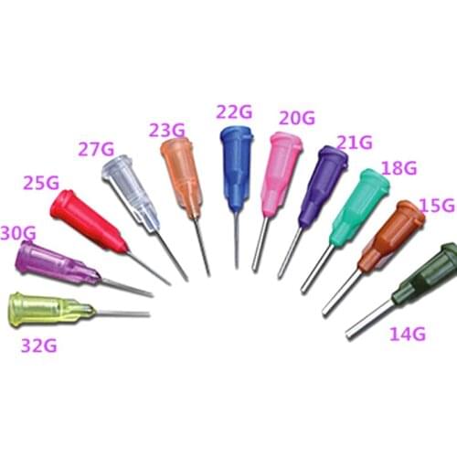 10Pcs/lot Dispensing Screw Needles Tip For Liquid Dispenser Syringe Syringes for Mixing Many Liquid