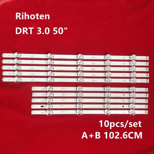 1026mm LED Backlight Lamp strip 9 leds For LG INNOTEK DRT 3.0 50"_A/B TYPE REV01 REV02 140218 140107 50 inch LCD Monitor