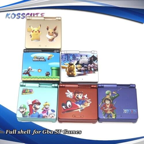 2020 For GBA SP For Game boy Housing Case Cover Replacement Full Shell For Advance SP