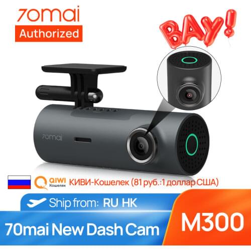 70mai Dash Cam M300 Car DVR Camera Wifi 1296P HD Night Vision G-sensor 70mai Dashcam Video Recorder 70mai 1S Upgraded Version