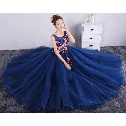 Freeship navy bloosom ball gown dress Renaissance Gown queen dress Victorian/Marie Antoinette Belle