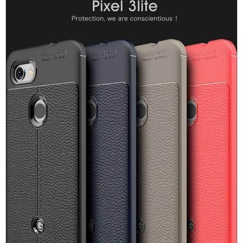 For Google Pixel 3A XL Case Luxury Leather texture Soft Silicone Protective back cover case for pixel 3A XL pixel3A phone shell