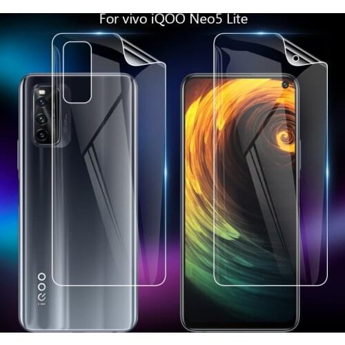 For vivo iQOO Neo5 Lite 5G 6.57" Clear TPU / Matte Anti-Fingerprints Hydrogel Full Cover Soft Screen Protector Film (Not Glass)