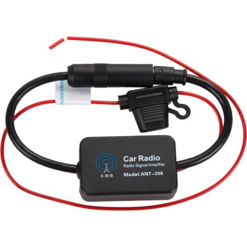 FCar Radio FM Antenna Signal Amp Universal Auto Car Radio Booster 88-108MHz Amplifier For DAB Digital Booster Radio Amplifier
