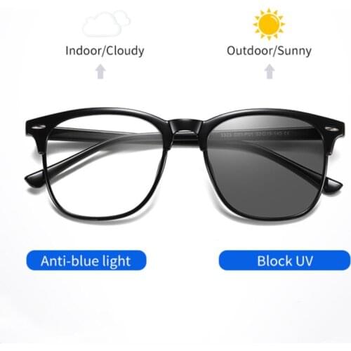 FENCHI TR90 Photochromic Anti Blue light Rays Reading Glasses Protective Computer Gaming Glasses