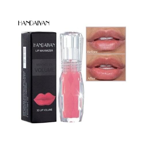 HANDAIYAN Mint Lip Gloss Big Mouth 3D Crystal Jelly Color Toot Moisturizing