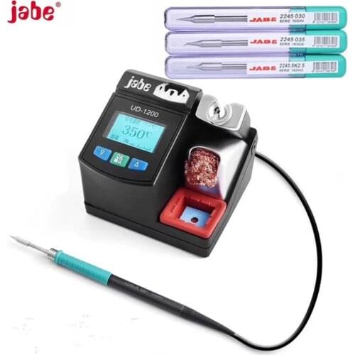 Jabe UD-1200 Precision Lead-free Soldering Station Smart 2.5S Rapid Heating with Dual Channel Power Supply Heating System
