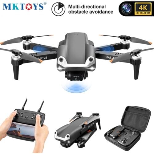 MKTOYS Mini Drone 4K Profesional Remote Control Dron FPV Foldable Drones with Camera HD Gift for Kid Quadrocopter VS 608 E88 T58
