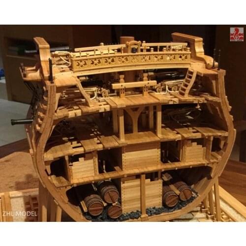 New Products Boxwood Version The Uss Bonhomme Richard Full Rib Cross Section Scale 1/48 Wood Model Ship Kit