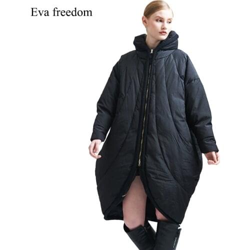 Oversized Jacket Women 2020 New Fashion Thickened Large Size Cocoon Design 90 White Duck Down Ladies Down Jacket Winter