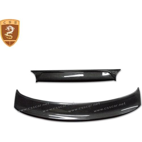 Fit for Porsche-Macan 14-20 Real Carbon Fiber rear spoilers wing trunk car tail midwing auto body parts Macan retrofit GSC style