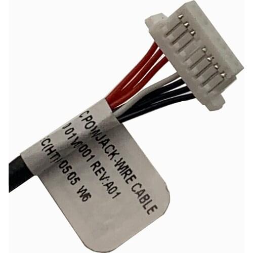 DC POWER JACK w/ CABLE HARNESS For Dell Inspiron P58F001 P58F Socket Connector
