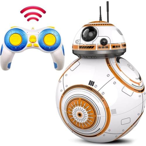 BB8 Smart Remote Control Robot 2.4G Remote Control Toy Dancing Rotating with Light and Music Remote Control Smart Ball