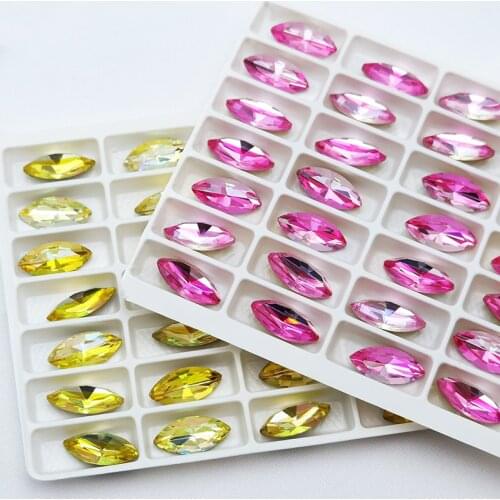 Rhinestones Geometry Crystal Nail Art Decorations Glitter Nails Parts Diamond Fancy Stone Gemstone Crystals Charms Accessories