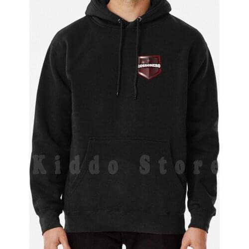 Hoodie Long Sleeve Football Soccer Italy Game Match Rossonero Rossoneri League Sport